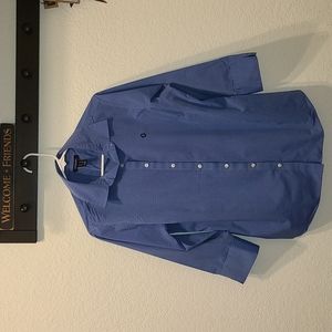 Lands'End Chase Bank ¾ sleeve shirt